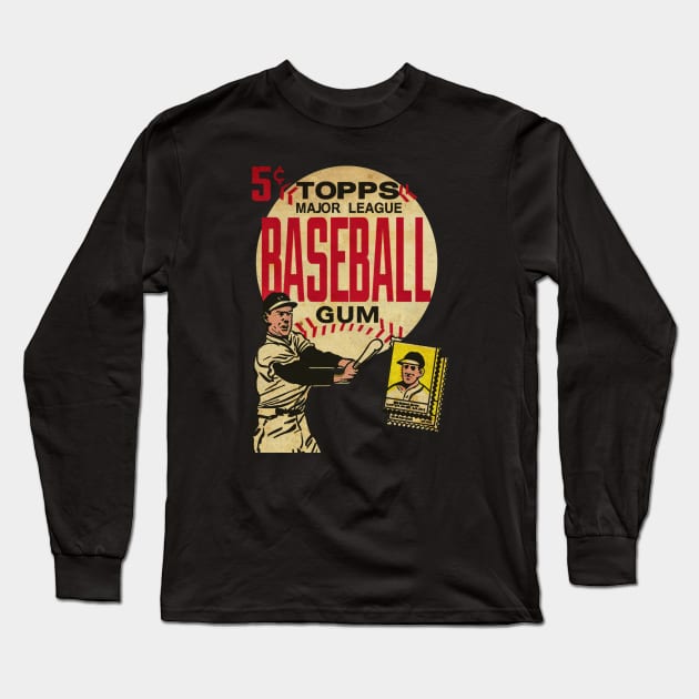 VINTAGE BASEBALL - BASEBALL TOPPS 1987 STAMOS Long Sleeve T-Shirt by kedaiadon